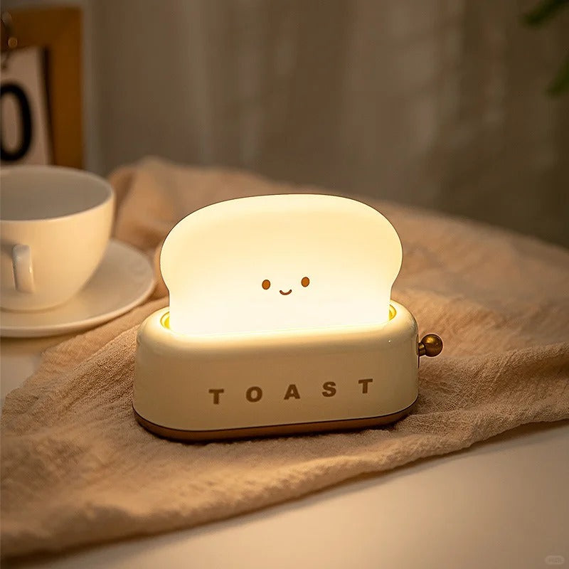 Rechargeable Kawaii Toast Night Light