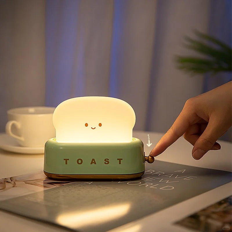 Rechargeable Kawaii Toast Night Light