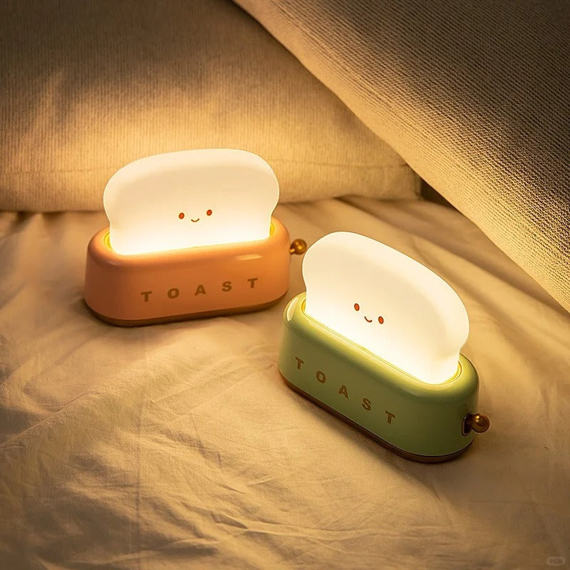 Rechargeable Kawaii Toast Night Light
