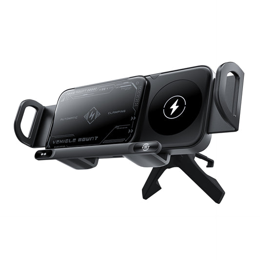 "ChargeFlex Pro 15W – Wireless Fast Charging Car Mount"